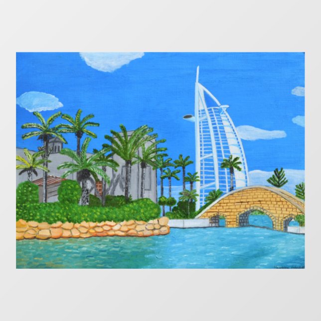 Dubai, United Arab Emirates  Window Cling (Sheet)