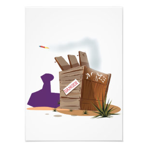 Dubai vintage style vacation poster