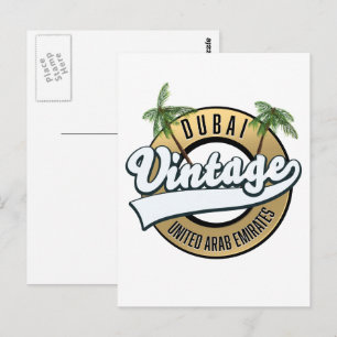 Dubai Vintage United Arab emirates Postcard