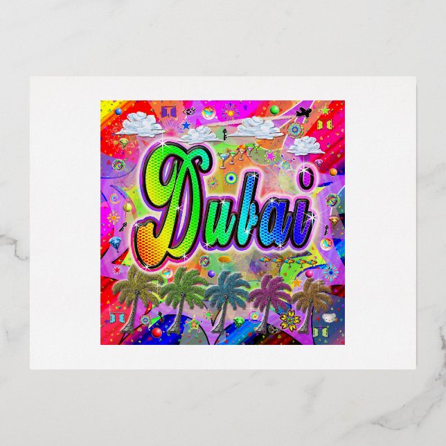  Dubai  Vista Express Postcard (Front)