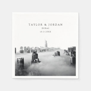 Dubai Wedding Custom Photo Cocktail Napkins