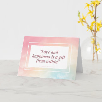 Dubbele wenskaart card