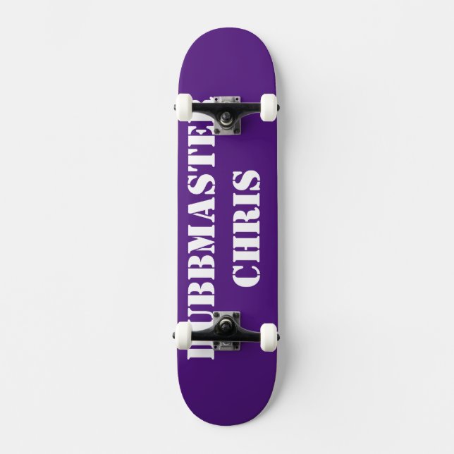 DUBBMASTER CHRIS  SKATEBOARD / INTERLUDE PIXTURES (Front)
