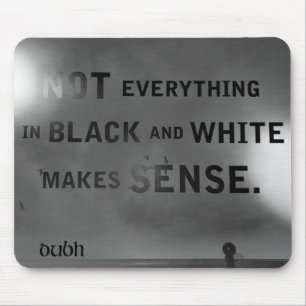 Dubh & Bán Mousepad