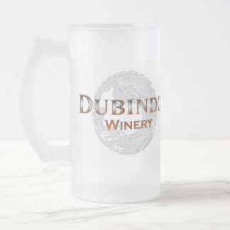 Dubindil Winery Frosted Beer Mug