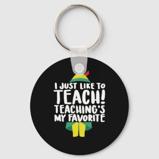 Duble2t I Just Like To Teach Teachings My Favorite Key Ring