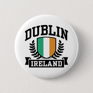 Dublin 6 Cm Round Badge