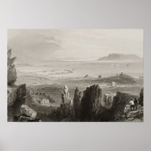 Dublin Bay from Kingstown Quarries Poster