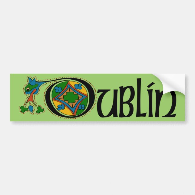 Dublin Bumper Sticker (Front)