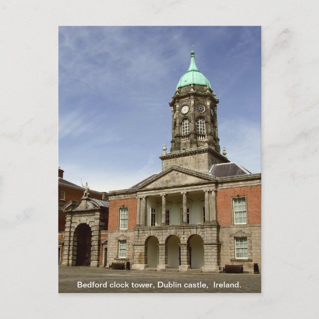 Dublin Castle - Bedford clock tower, Ireland Postcard (Front)