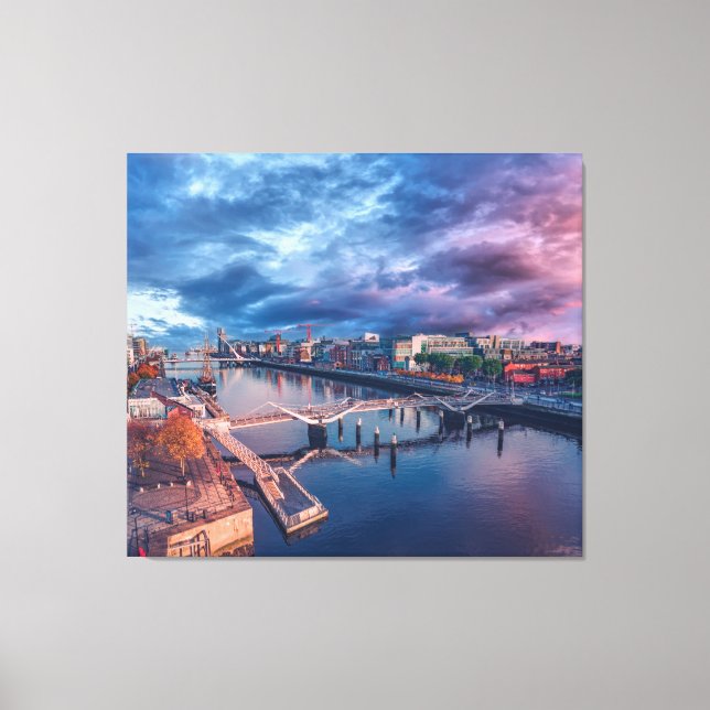 Dublin City Canvas Print (Front)
