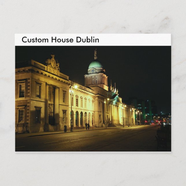 Dublin City image for postcard (Front)