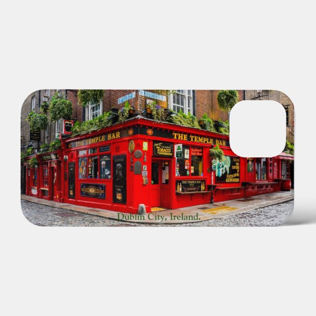 Dublin city Ireland, Temple Bar Irish pub Case-Mate iPhone Case (Back (Horizontal))