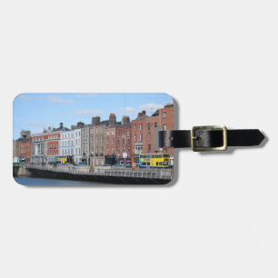 Dublin City on The Liffey Luggage Tag