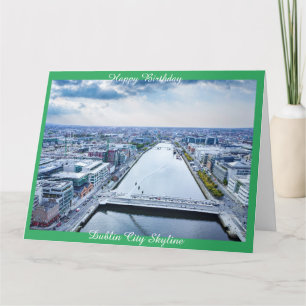 Dublin City Skyline Card
