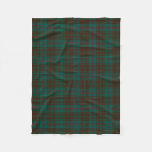 Dublin County Irish Tartan Fleece Blanket