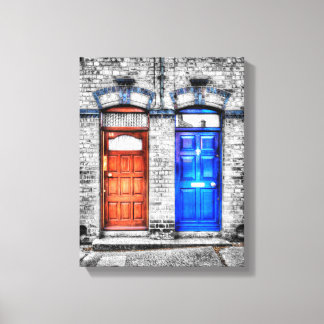 Dublin Doors - Artistic Treatment Canvas Print