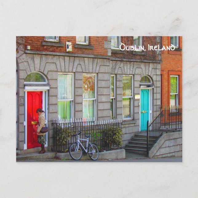 Dublin doors ~Dublin, Ireland Postcard (Front)