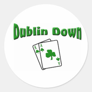 Dublin Down Classic Round Sticker