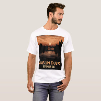 Dublin Dusk Graphic Men's T-Shirt Ireland Tee