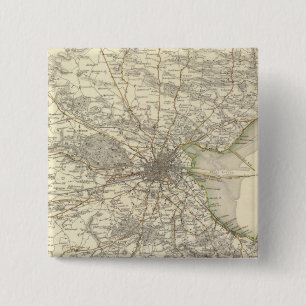 Dublin environments 15 cm square badge