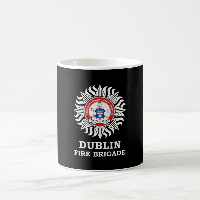 Dublin Fire Brigade Irish Firefighter Department Coffee Mug (Center)