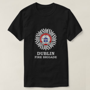 Dublin Fire Brigade Irish Firefighter Department T-Shirt