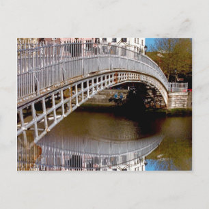 Dublin Halfpenny Bridge Postcard