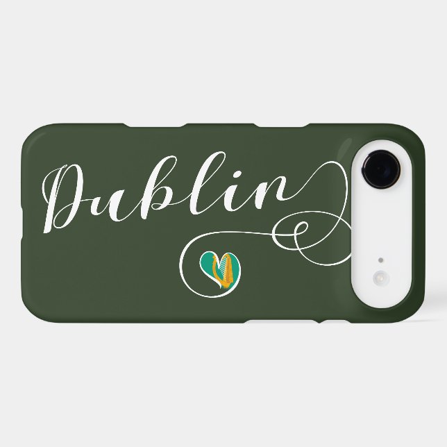 Dublin Heart Cell Phone Case, Ireland Case-Mate iPhone Case (Back (Horizontal))
