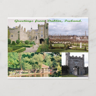 Dublin Ireland Antique buildings multi-images Postcard