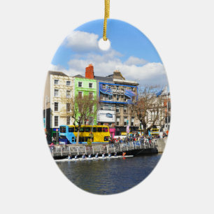 Dublin. Ireland Ceramic Tree Decoration