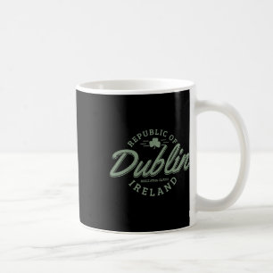 Dublin Ireland Clover Leaf Irish St. Patricks Day Coffee Mug
