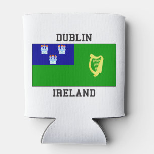 Dublin, Ireland Flag Can Cooler
