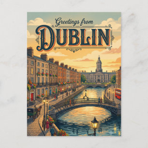 Dublin Ireland Postcard