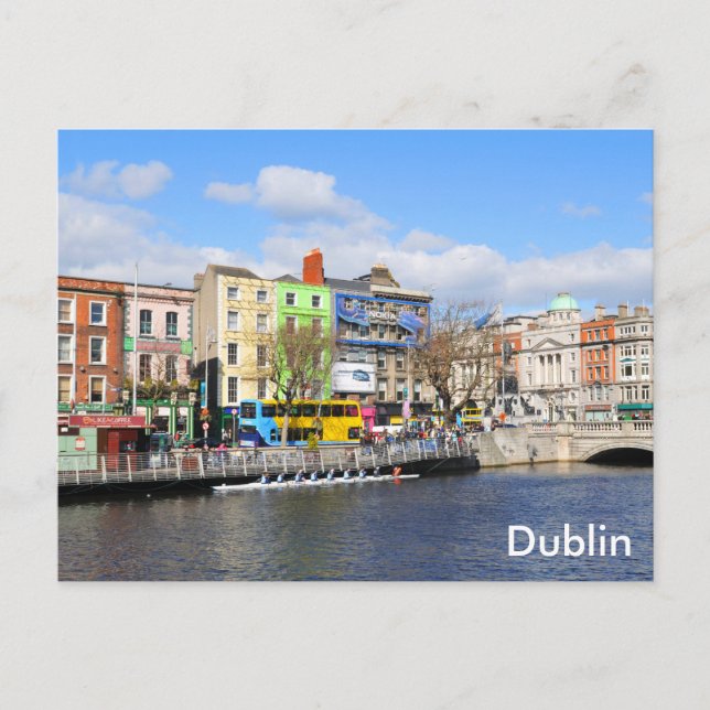 Dublin. Ireland Postcard (Front)