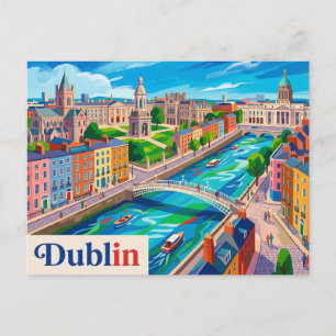 Dublin Ireland Postcard
