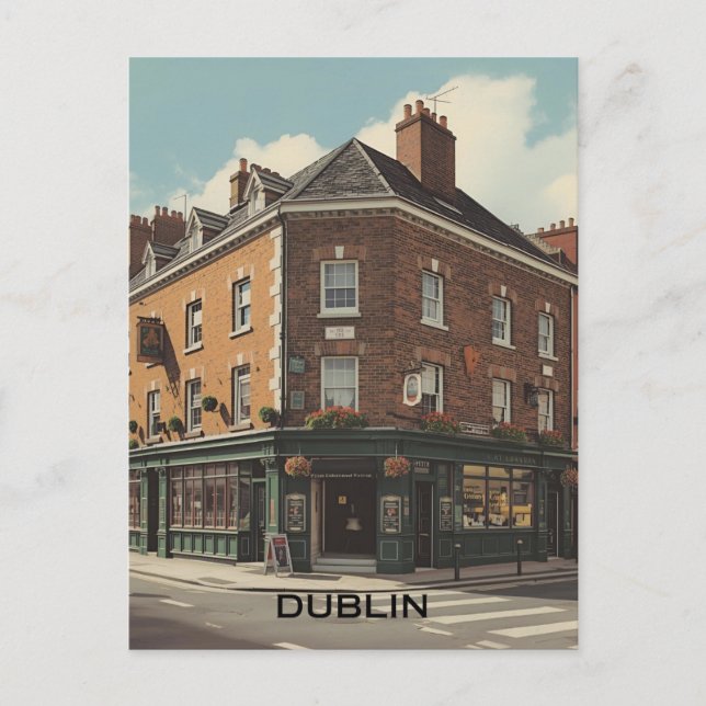 Dublin Ireland Postcard (Front)