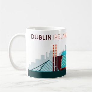 Dublin Ireland Skyline Coffee Mug