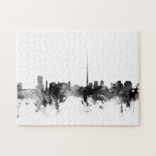 Dublin Ireland Skyline Jigsaw Puzzle