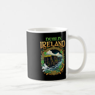 Dublin Ireland Souvenir Sea Cliffs Dublin Vacation Coffee Mug