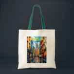 Dublin Ireland Travel Art Vintage Tote Bag<br><div class="desc">Dublin retro vector travel design. Its historic buildings include Dublin Castle,  dating to the 13th century,  and imposing St Patrick’s Cathedral,  founded in 1191.</div>