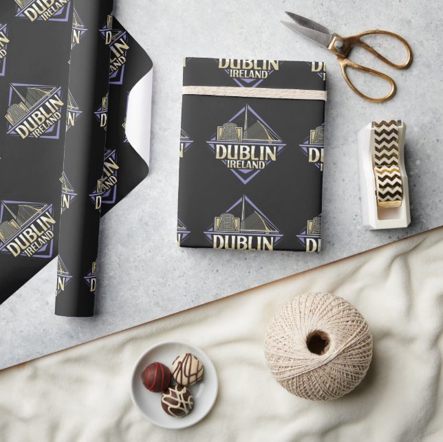 Dublin Ireland Wrapping Paper (Crafts)