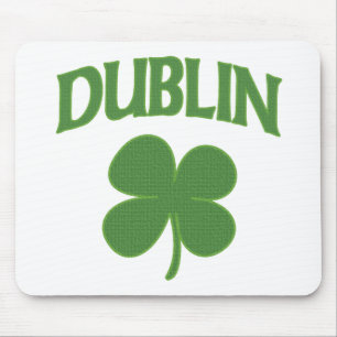 Dublin Irish Shamrock Mouse Mat