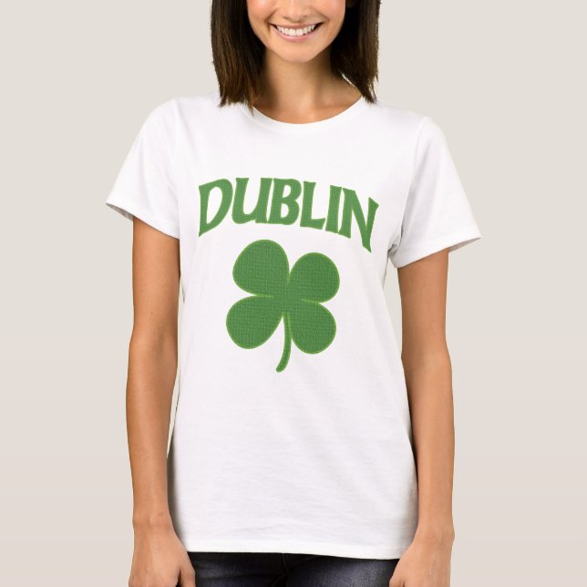Dublin Irish Shamrock T-Shirt (Front)