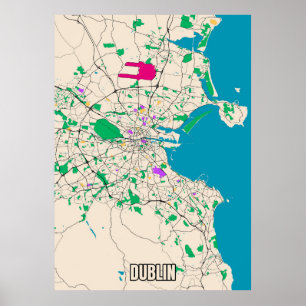 Dublin Map Poster