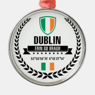 Dublin Metal Tree Decoration