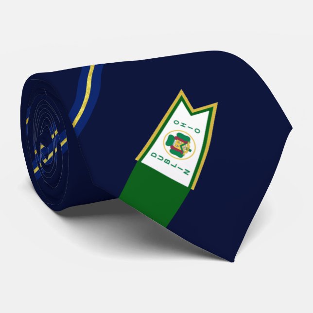 Dublin (Ohio) city flag Neck Tie (Rolled)