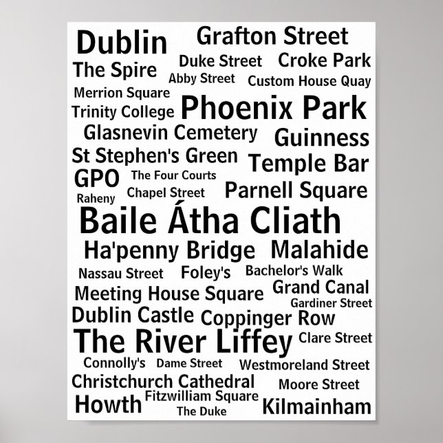 Dublin Poster (Front)