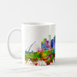 Dublin Republic of Ireland Skyline Coffee Mug