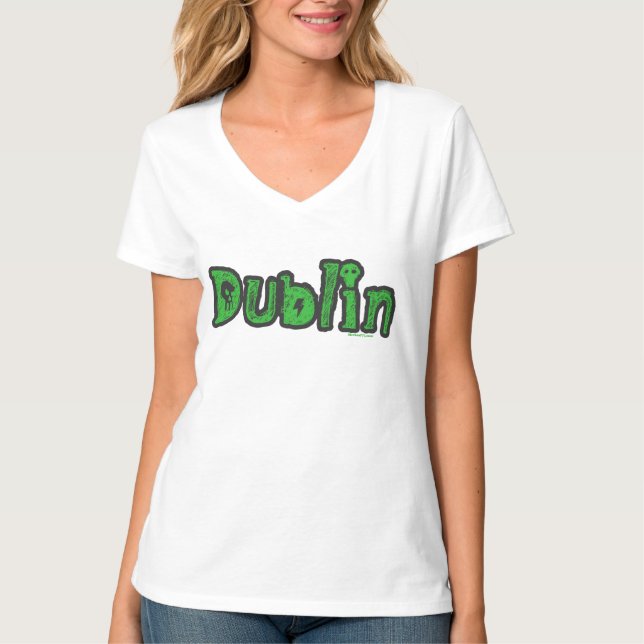 Dublin Skull Women's T-Shirt (Front)